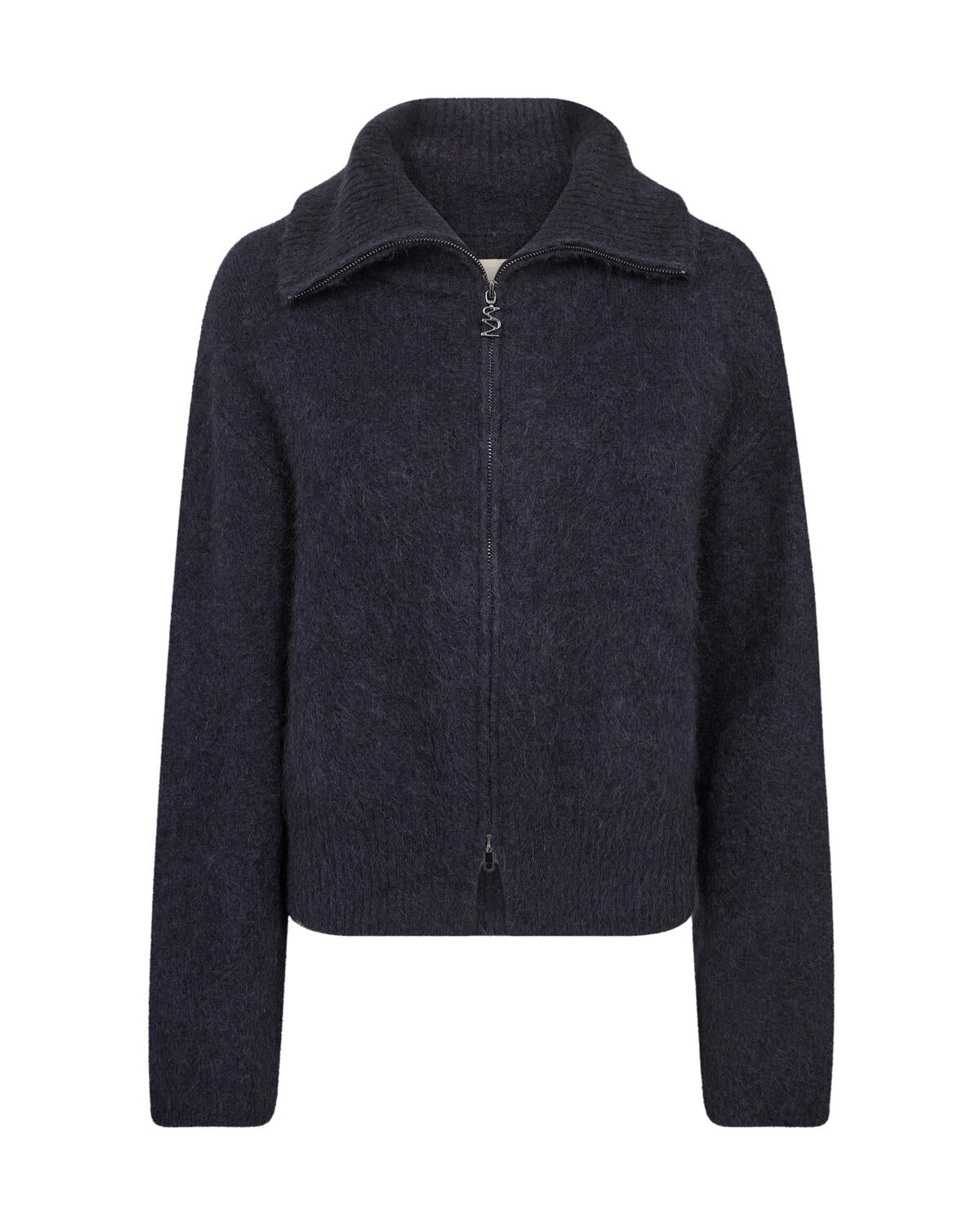 Hulda Knit Zip cardigan - Salute Navy